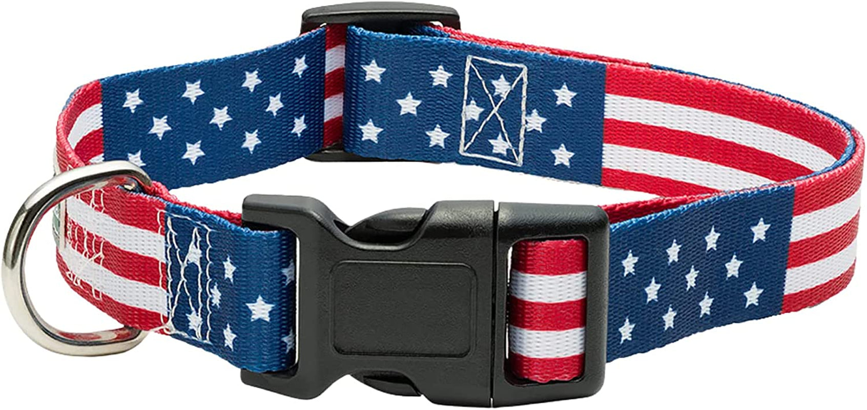 American Flag Dog Collar - Classic Design Available in Five Sizes (Small)