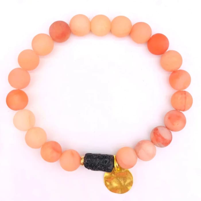 Sun goddess pink bracelet